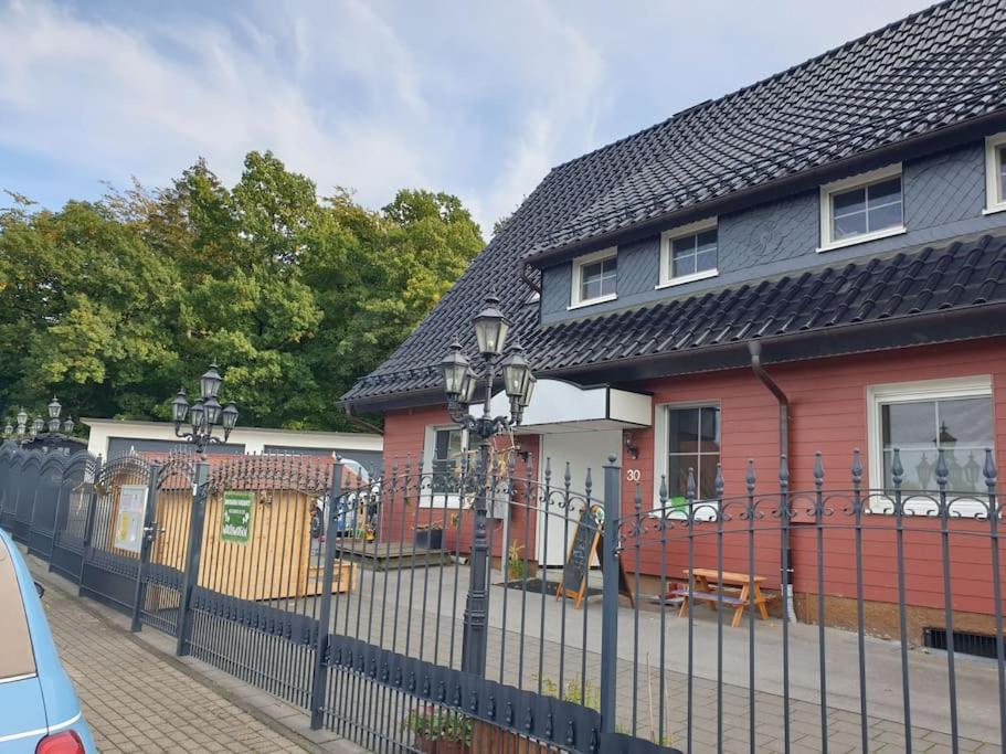 Fewo Winter In Der Villa Waldrand Mit Zwei Balkonen Bad Wunnenberg Exterior photo